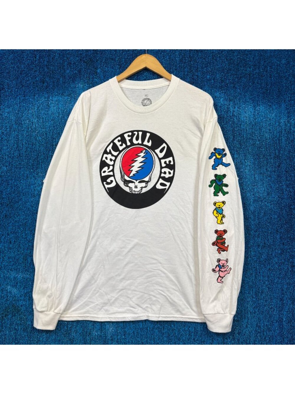 Grateful Dead Steal Your Face Dancing Bears Long Sleeve XL